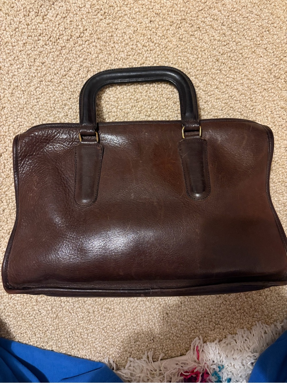Vintage coach slim satchel